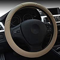 HCMAX Microfibra Vehículo del volante de dirección cubierta de la rueda del coche Calidad cómodo protector universal…